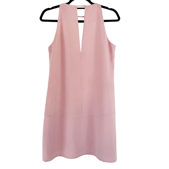 Women’s SAM EDELMAN V-Neck Sleeveless Lined Cocktail Dress Blush / Pink Size 6 - Picture 3 of 6